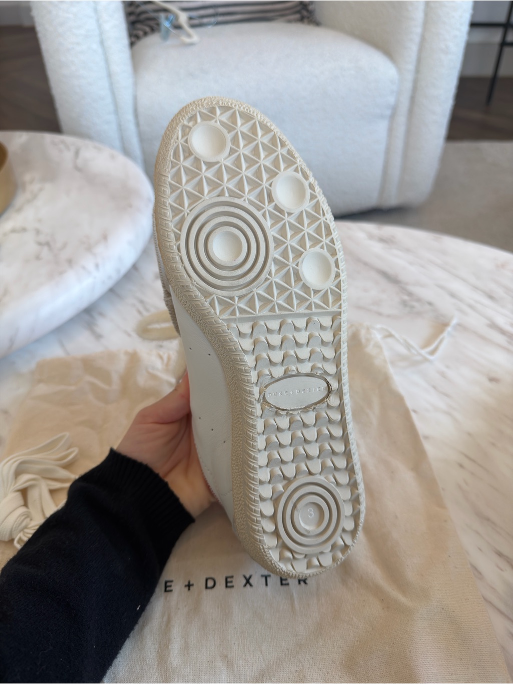 Plus Duke Kiss Sneakers Women’s Cream Sneakers With Red Heel And Lip Detail — image 5 of 5